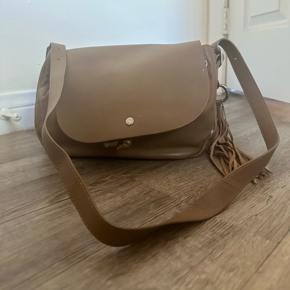 USED Lucky Brand Tan Crossbody